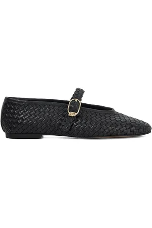 Dune Headline Mary Jane Woven Ballet Shoeseu42