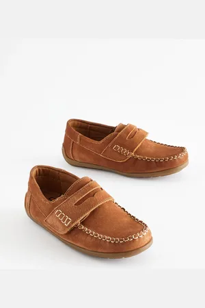 Next Leren pennyloafers met klittenbandsluitingEU 25.5 (UK 8)