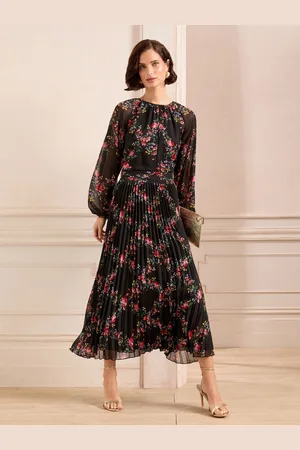 Love & Roses Floral Print Midi Dress40