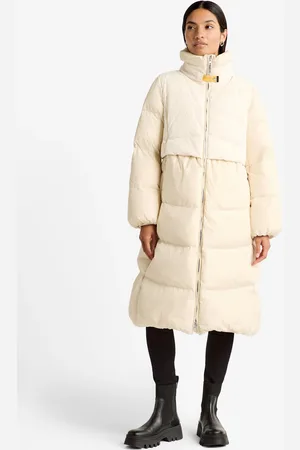 Parajumpers Cream Emya Quilted Down CoatX-Small
