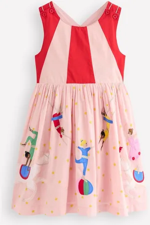 Boden Zadie Appliqué Back 100% Cotton Dress116122cm