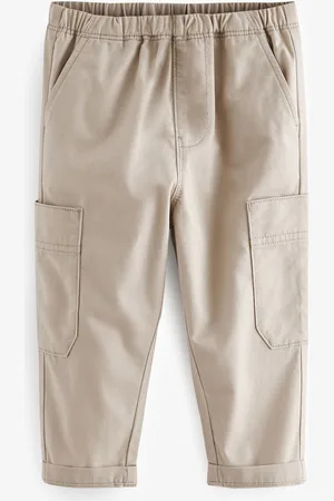 Next 100% Cotton Side Pocket Pull-On Trousers (3mths-7yrs)3