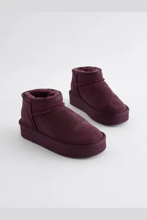 Next Flatform Mini Warm Lined Water Repellent Suede Pull-On BootsEU 33 (UK 1)
