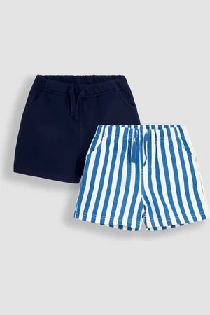 JoJo Maman Bébé 2-Pack Stripe Jogger Shorts104110cm