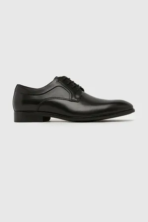 Schuh Rail Leather Derby Black Shoesuk9eu43
