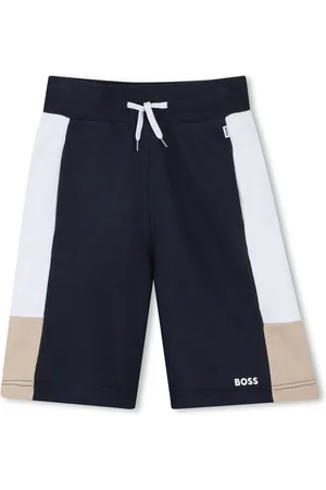HUGO BOSS Colourblock Panel Logo Jersey Shorts140146cm