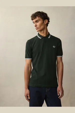 Fred Perry Polo met tweekleurig gestreept randjeXL