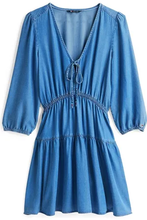 Tommy Hilfiger Chambray Mini Dressxsmall