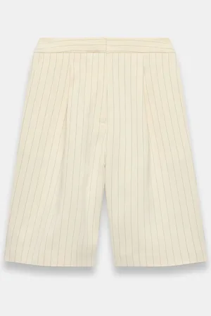 mint&berry Pinstripe Tailored Shorts44