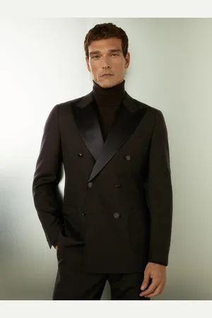 Reiss Shadow Double-Breasted Tuxedo Jacket in Wool48 Standaard (UK 38 R)