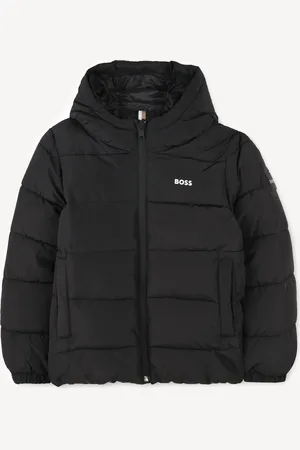 HUGO BOSS Chest Logo Hooded Puffer Jacket14 Jaar (164cm)