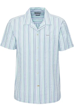 Barbour 100% Cotton Beechcroft Striped Regular Fit ShirtX-large