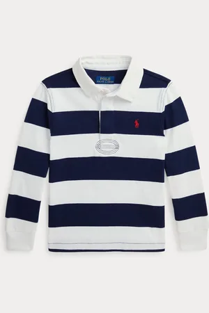 Ralph Lauren Boys 100% Cotton The Iconic Rugby Shirt5 Jaar (110cm)