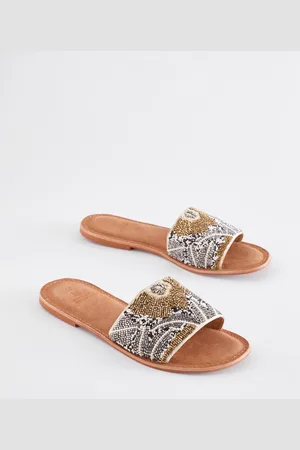 Next Forever Comfort leren muiltjes met kralenEU 42 T (UK 8)