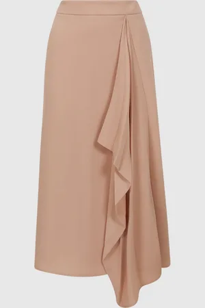 Reiss Ash midirok met hoge taille en ruches42