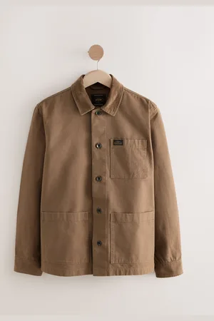 Next Canvas Chore 100% katoenen jack met corduroy kraag2X-Large