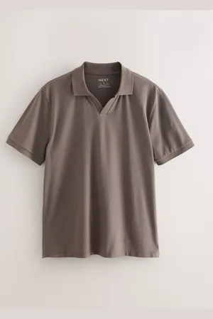 Next Piqué poloshirt met Cubaanse kraag en korte mouwenXX-Large