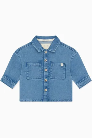 Mori Denim Blue Chambray Shirt8086cm