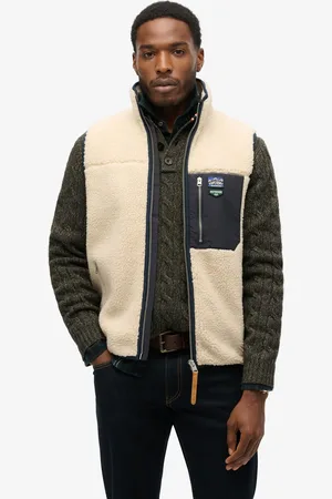 Superdry Vintage Retro Fleece Relaxed GiletXXL