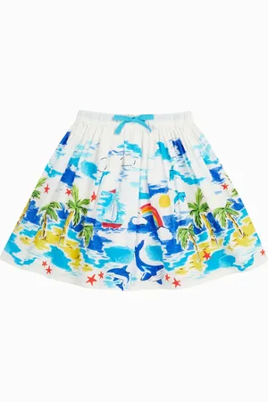 Frugi Girls Twirly Dream 100% Organic Cotton White Skirt116122cm