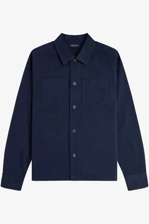 Fred Perry Cotton Twill OvershirtX-large