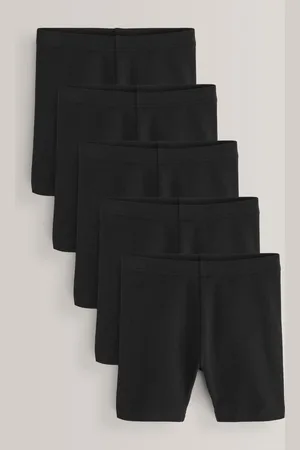 Next Verpakking van 5 stretchy fietsshorts met hoog katoengehalte (3-16jr)15 Jaar (170cm)