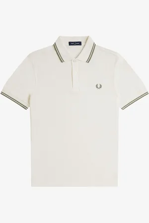 Fred Perry Polo met tweekleurig gestreept randje2X-Large