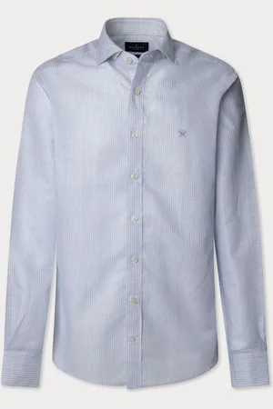 Hackett Linen Bengal Strip ShirtLarge
