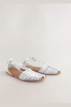 Next Forever Comfort Leather Square Toe Strappy Sandalseu41