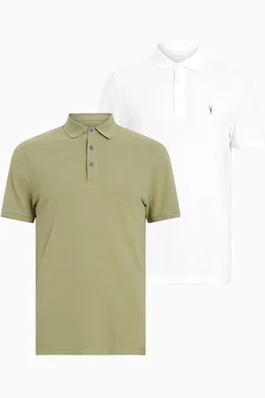AllSaints AllSaints Reform Short Sleeve Polo Shirt 2 PackXXL