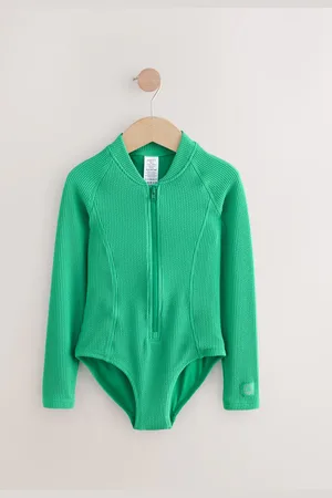 Next Long Sleeve Textured Swimsuit (3-16yrs)116122cm