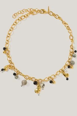 Jigsaw Semi Precious Charm Necklaceeen