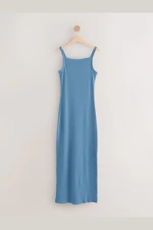 Next Stappy Maxi Length Ribbed DressLarge