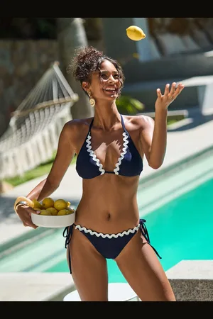 Friends Like These Lace Trim Tie Side Bikini40