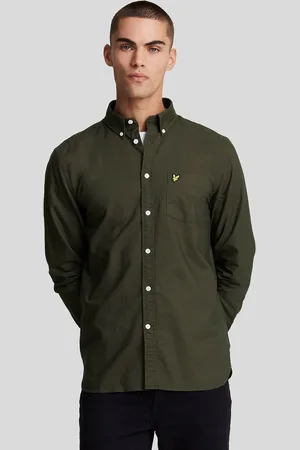 Lyle & Scott 100% Cotton Plain Oxford ShirtXL