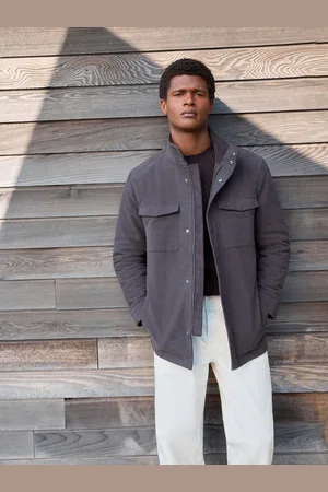 Next Signature Twill Moleskin gewatteerde jas met vier zakkenM