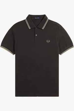 Fred Perry Polo met tweekleurig gestreept randje2X-Large