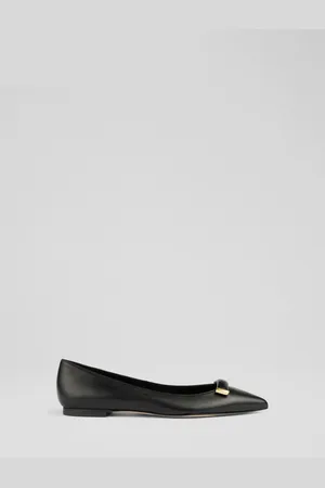 LK Bennett Audrey Nappa Leather Kitten Heel CourtsEU 36 (UK 3)
