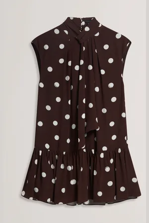 Ted Baker Jutuva-Scarf Detail Sleeveless Mini Dress44