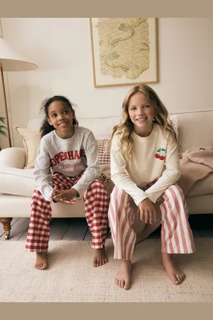 Next 100% Cotton Woven Stripe Pyjamas 2 Pack (3-16yrs)10 Jaar (140cm)