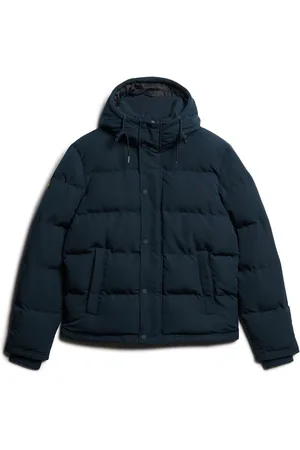 Superdry Everest korte pufferjas met capuchonXL