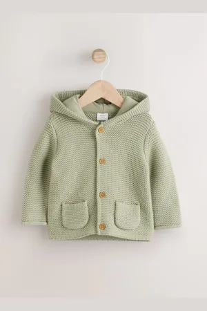 Next Baby Knitted 100% Organic Cotton Cardigan (0mths-2yrs)6874cm