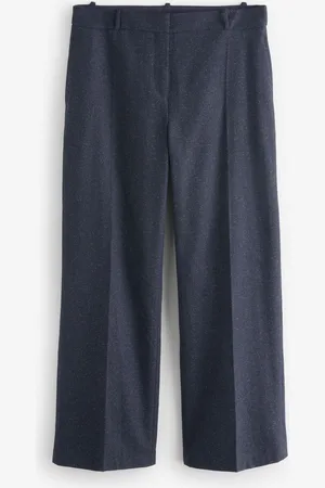 Baukjen Blue Gwynnie Wool Blend Wide Leg Trousers44