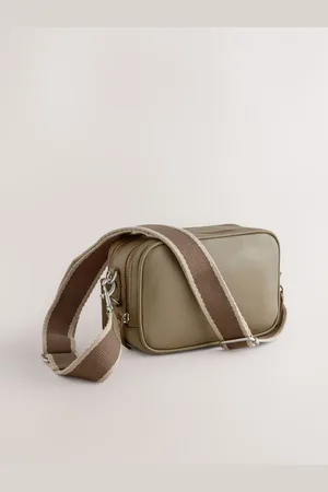 Next Leren crossbody-cameratasEén