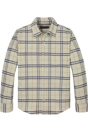 Tommy Hilfiger Regular Fit Stretch Check Shirt10 Jaar (140cm)