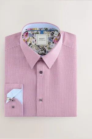 Next Easy Care Textured Trimmed Shirt165in