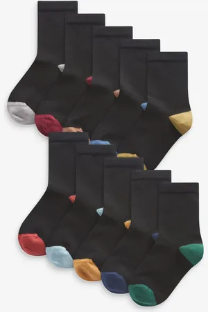 Next Verpakking van 10 paar sokken met hoog aandeel katoenUK 6