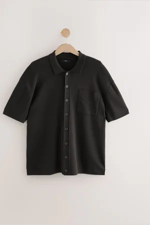 Next Relaxed Fit Premium Short Sleeve Knitted ShirtX-large