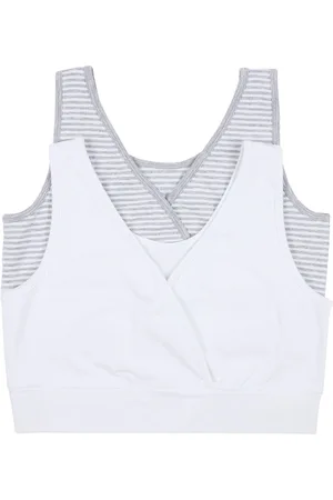 Séraphine Grey Seamless Maternity Sleep Bra 2 PackL