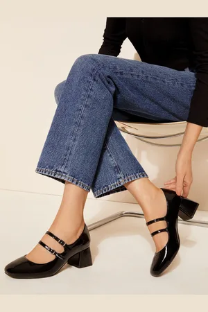 Friends Like These Low Block Heel Double Strap Mary Jane Court Shoes5 EU 38 W